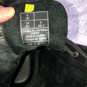 Dr. Martens Black Leather Boots